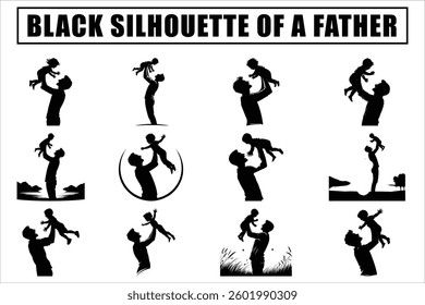 Father’s Day Silhouette Graphics Art
