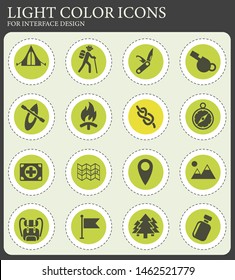 day of skouts web icons for user interface design