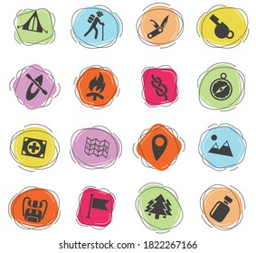 day of skouts web icons for user interface design