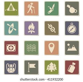 day of skouts web icons for user interface design