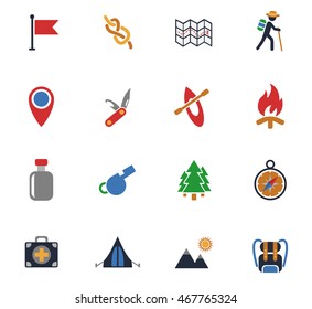 day of skouts web icons for user interface design