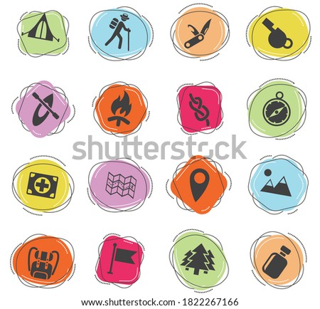 day of skouts web icons for user interface design