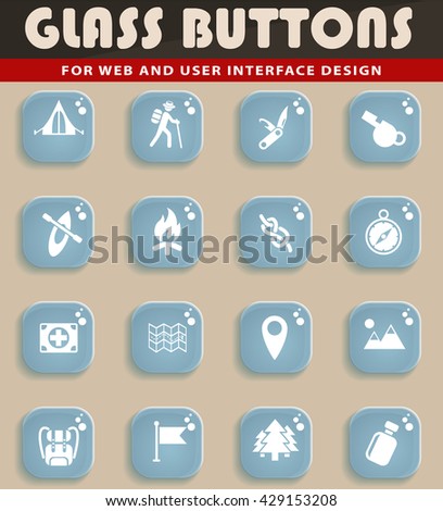 day of skouts web icons for user interface design