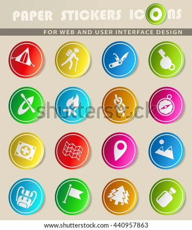 day of skouts web icons for user interface design