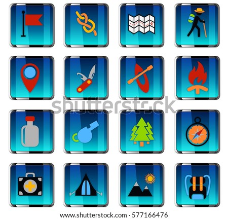 day of skouts web icons for user interface design