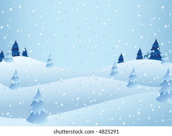 Day Snow Scene