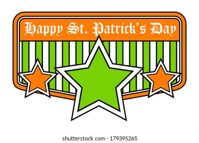PatrickÃ¢Â?Â?s Day Stars Banner