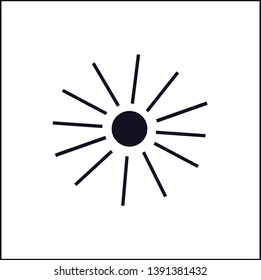 Day Sun Icon Symbol Vector