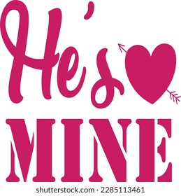 Valentine’s Day Svg files, Retro Valentine's Day Quotes svg Bundle. Quotes on Valentine's Day , Retro Valentine's Day cut files Bundle of 4 svg eps Files for Cutting Machines Cameo Cricut,