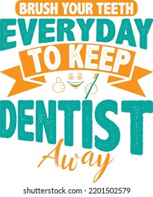Diseño de camisetas del Día de los Dentistas