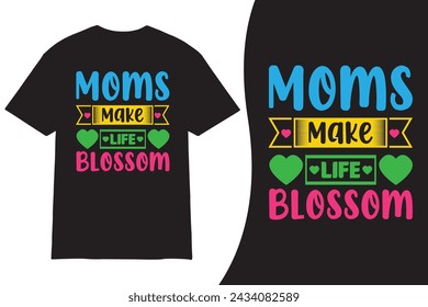 Mother’s Day T Shirt Design | mom t-shirt design vector