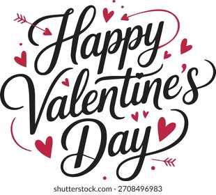  Diseño de la camiseta del DÍA DE SAN VALENTÍN, diseño del Vector.