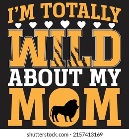 Mother’s day T shirt Designs With custom vector