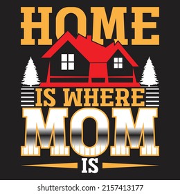 Mother’s day T shirt Designs With custom vector
