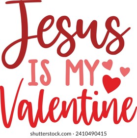 Valentine’s Day text phrase design on plain white transparent isolated background for shirt, hoodie, sweatshirt, apparel, card, tag, mug, icon, poster or badge