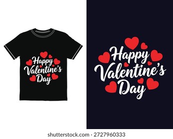 Valentinstag T-Shirt Typografie Design, fett handgeschriebener Text Liebe ist alles
