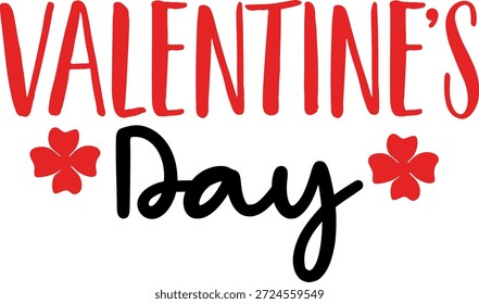 Texto de la tipografía del día de San Valentín en el fondo aislado transparente blanco liso para la tarjeta, la camisa, la sudadera con capucha, la sudadera, la ropa, la etiqueta, la taza, el icono, el cartel o la insignia