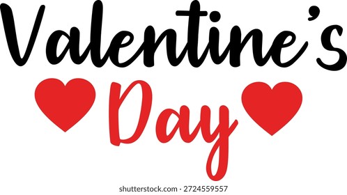 Texto de la tipografía del día de San Valentín en el fondo aislado transparente blanco liso para la tarjeta, la camisa, la sudadera con capucha, la sudadera, la ropa, la etiqueta, la taza, el icono, el cartel o la insignia