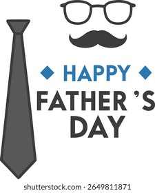 Father’s Day vector art illustration