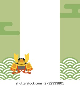 Ilustração de banner de vetor do dia das crianças (sem texto) | 5 de maio Antecedentes de férias em japonês