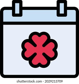 day vector color line icon