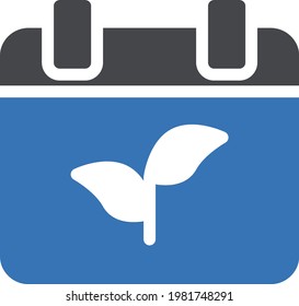 icono de color de glifo vectorial de día