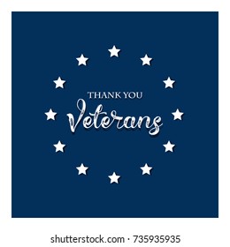 Day veteran usa banner, vector illustration flat, text, texture scrapes