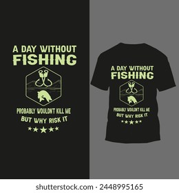 a day without fishing probably wouldn't kill me but why risl it