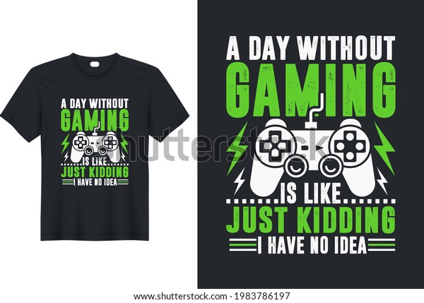 day-without-video-games-like-just-vetor-stock-livre-de-direitos