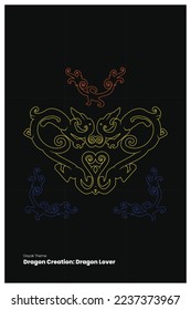 Dayak Art Dragon Creation Dragon Lover-03