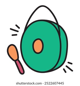 Dayak Doodle Illustration - Single Vector 07