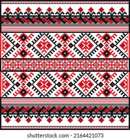 Dayak Pattern Motif For Fabric And Texture