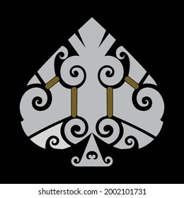 Dayak traditional ornaments can be used as backgrounds or textures,wallpapers,tattoo, wall paintings and stickers.