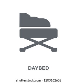Daybed icon. Daybed design concept from Furniture and household collection. Simple element vector illustration on white background.