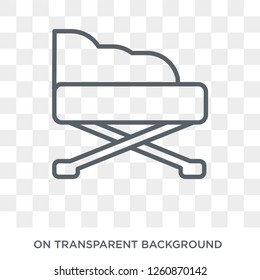 Daybed icon. Daybed design concept from Furniture and household collection. Simple element vector illustration on transparent background.