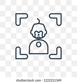 Daycare center vector outline icon isolated on transparent background, high quality linear Daycare center transparency concept can be used web and mobile