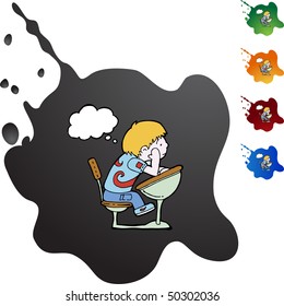 Daydreaming Student