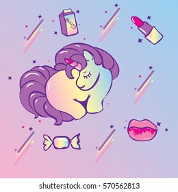 daydreaming unicorn