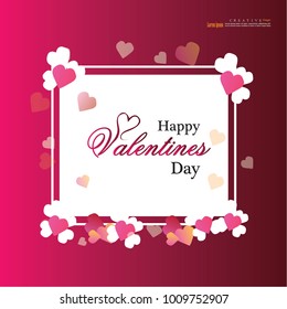 valentine’s day,happy valentines day background. Vector illustration. 