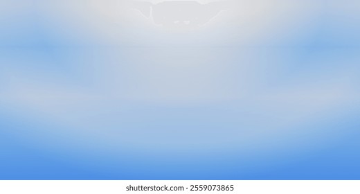 Daylight bright sky background. gradient blue white blur background vector