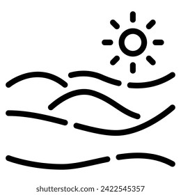 Daylight Icon Spring, for uiux, web, app, infographic, etc