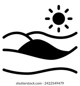 Daylight Icon Spring, for uiux, web, app, infographic, etc