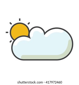 Daylight Illustration - Flat Icon