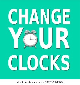 Daylight saving time, change your clocks