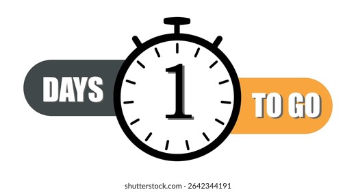 Days To Go Banner, Days To Go Icon, Days Countdown, time Countdown, Count Down Banner