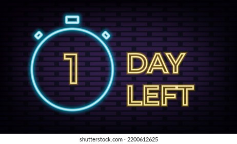 Days Left Badges and Stickers. Count time sale. Number of days left. Countdown left days banner. Count down vector banner template. Nine, eight, seven, six, five, four, three, two, one, zero days left