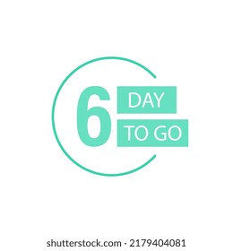 Days Left Badges and Stickers. Number of days left. Countdown left days banner. Count down vector banner template. 