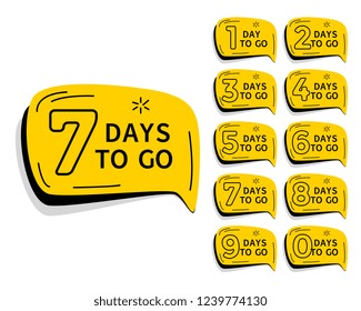 days left countdown timer for sale and promotion