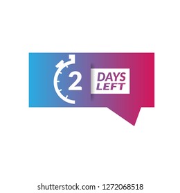 Days Left - vector