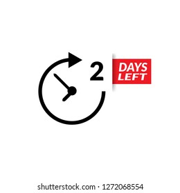 Days Left - vector
